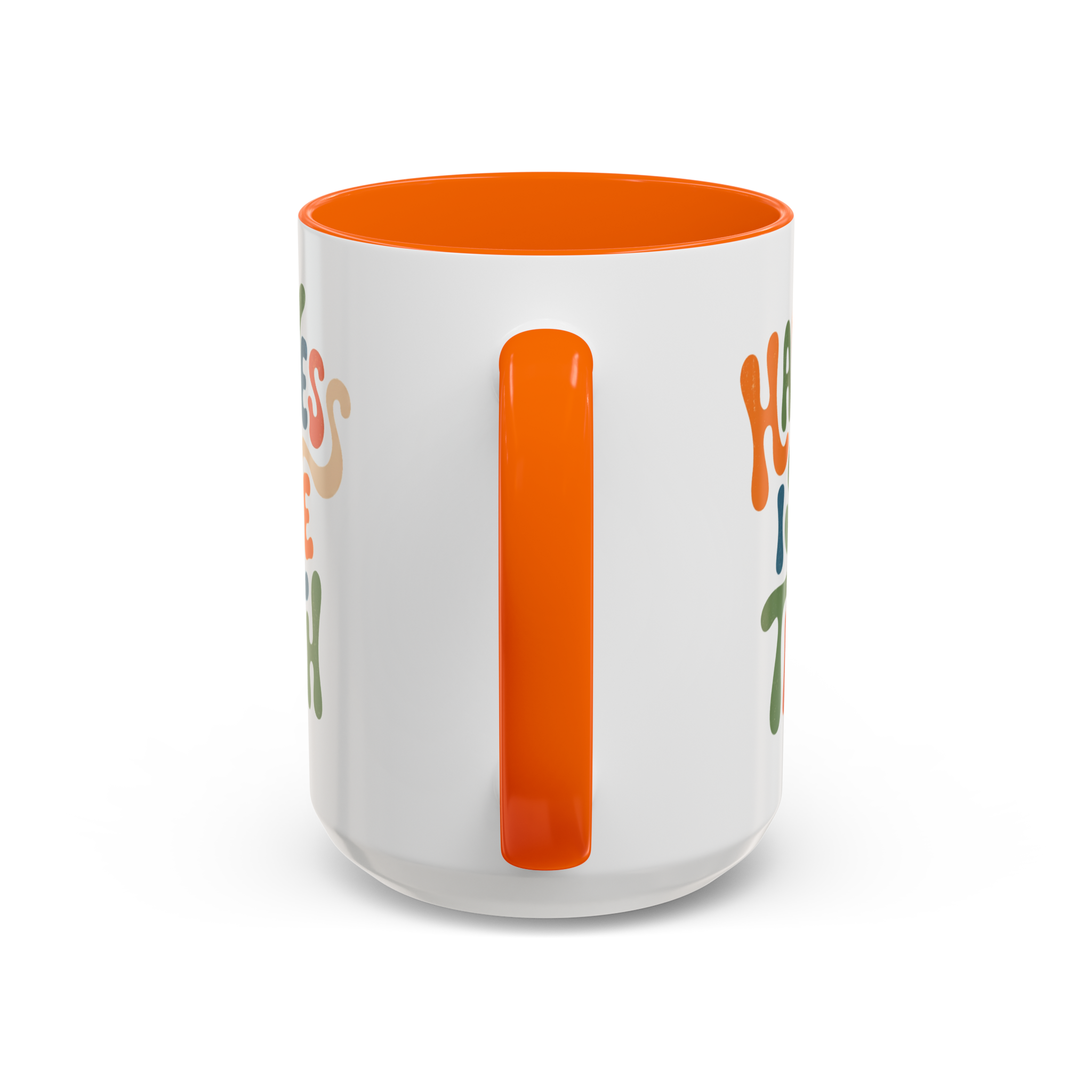 Happiness Is The Truth Accent 15oz Coffee Mug