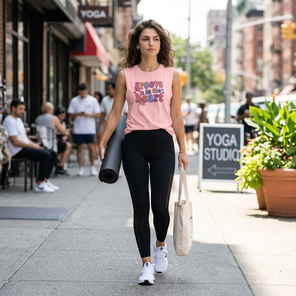 Groove is in the Heart — Retro Music Festival Tank Top