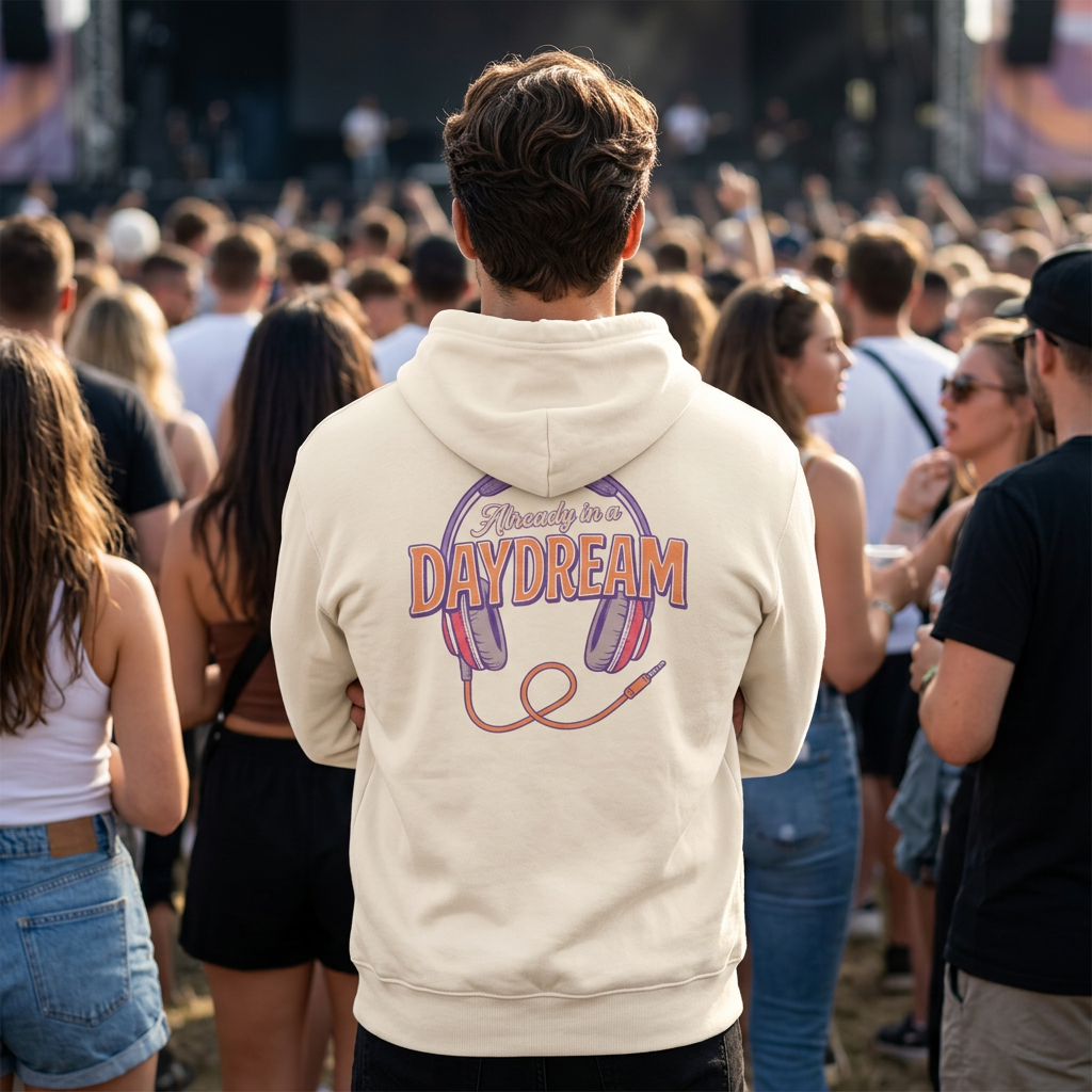 Already in a Daydream Headphones Hoodie