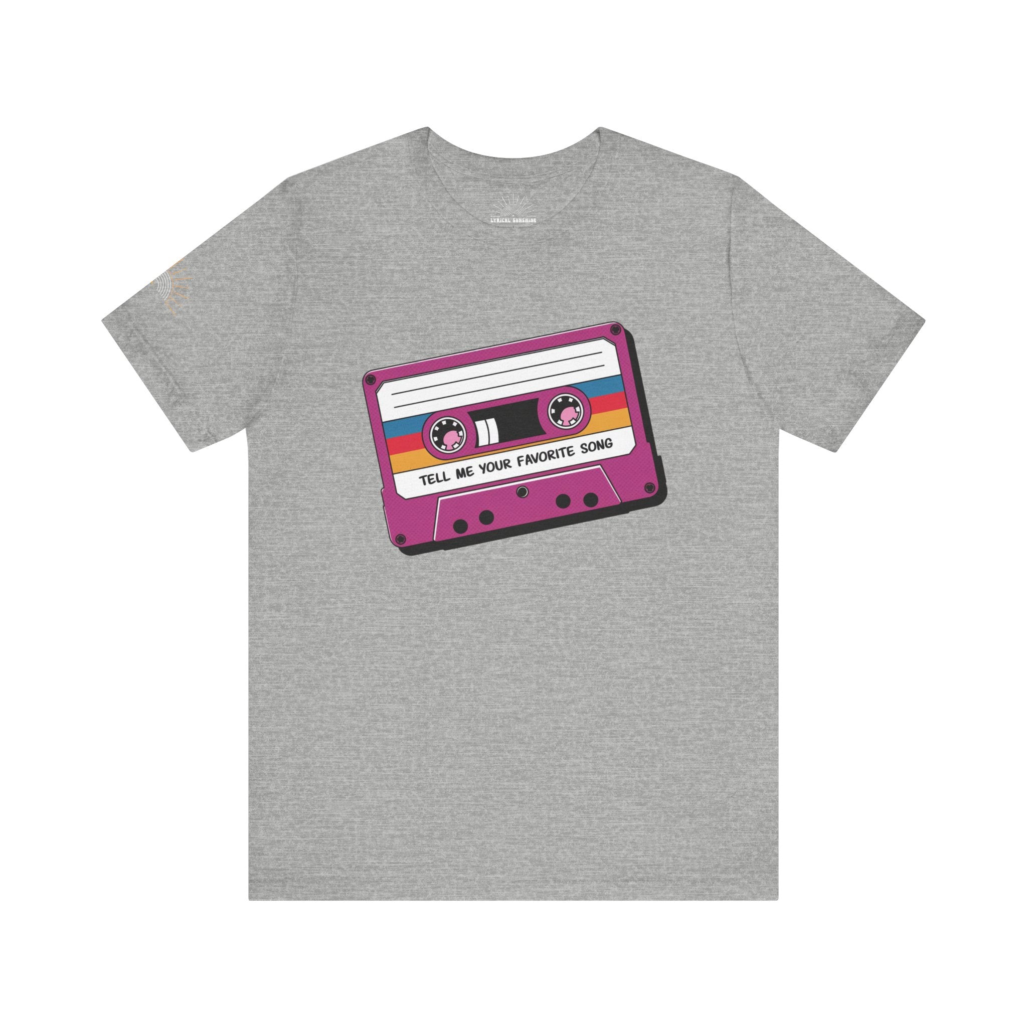 Tell Me Your Favorite Song Retro Unisex Tee