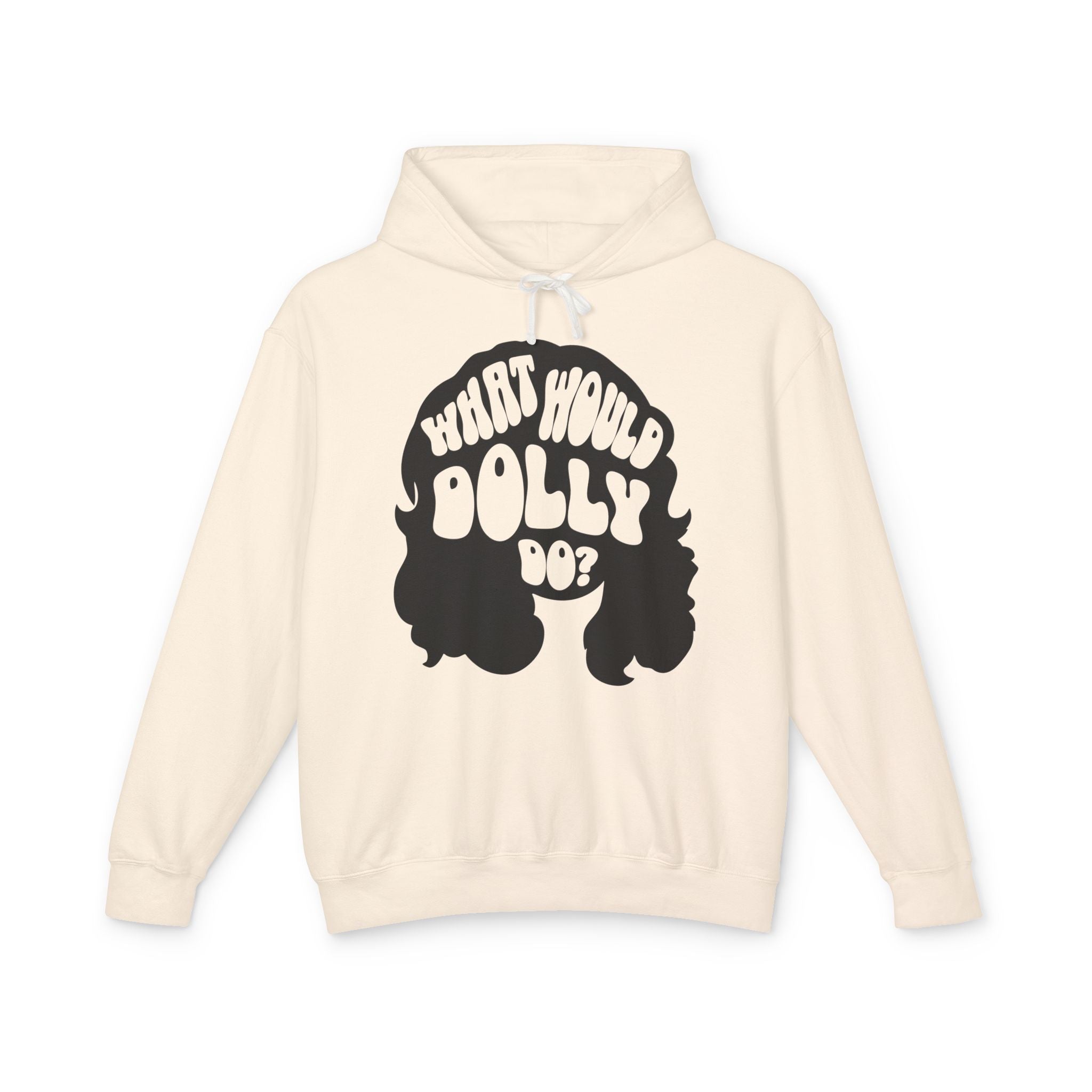 What Would Dolly Do Retro Lightweight Hooded Sweatshirt