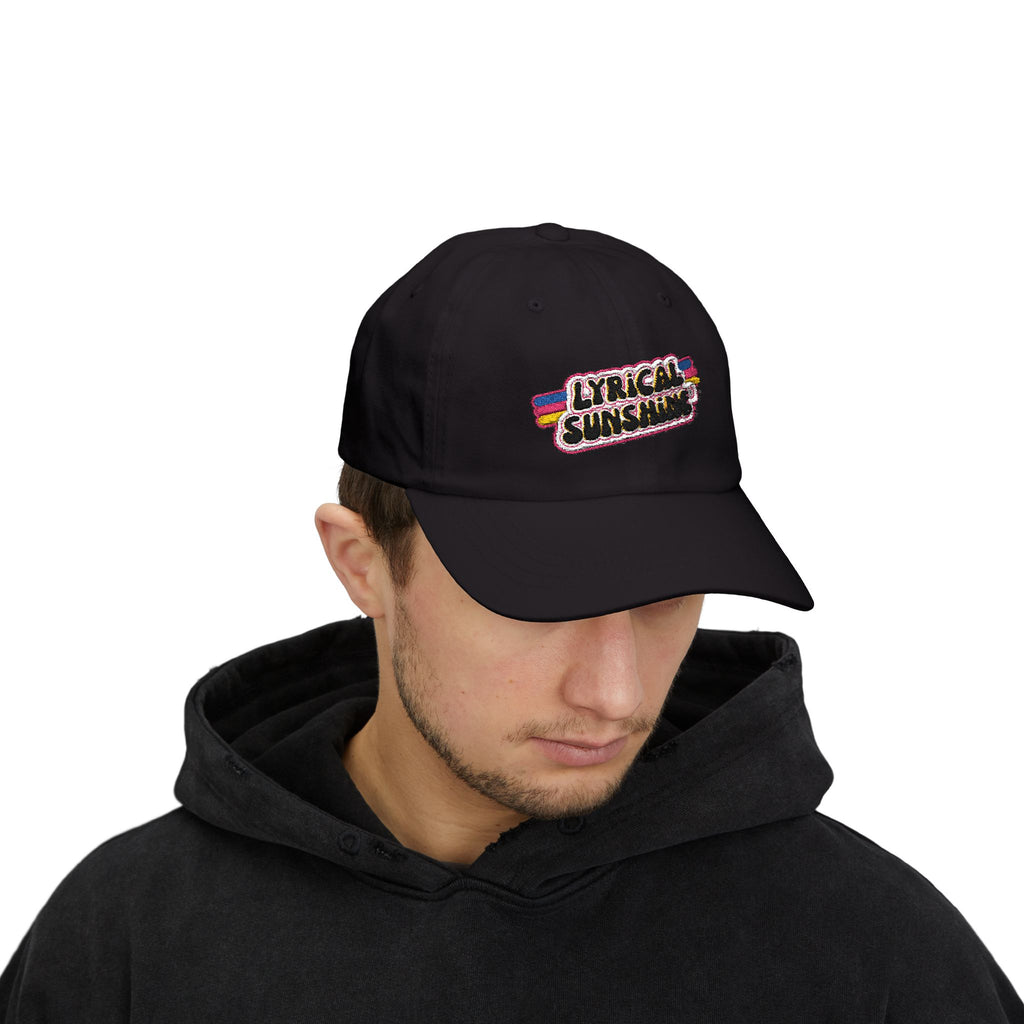 Lyrical Sunshine Dad Cap — Retro Embroidered Baseball Hat