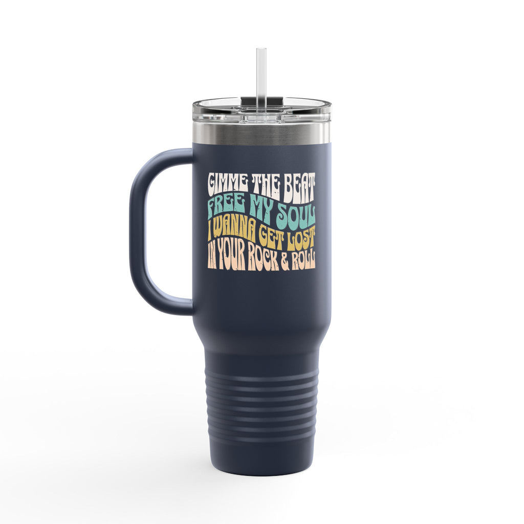 Gimme the Beat 40oz Insulated Travel Mug