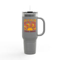 40oz Insulated Travel Mug — “Live in the Sun, Not the Shade” Retro Sunshine Design