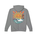 Sunset Surf Hoodie – “Live in the Sun, Not the Shade” Graphic Hoodie