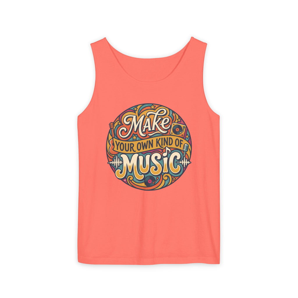 Make Your Own Kind of Music Tank Top — Retro Music Lover Graphic Tank