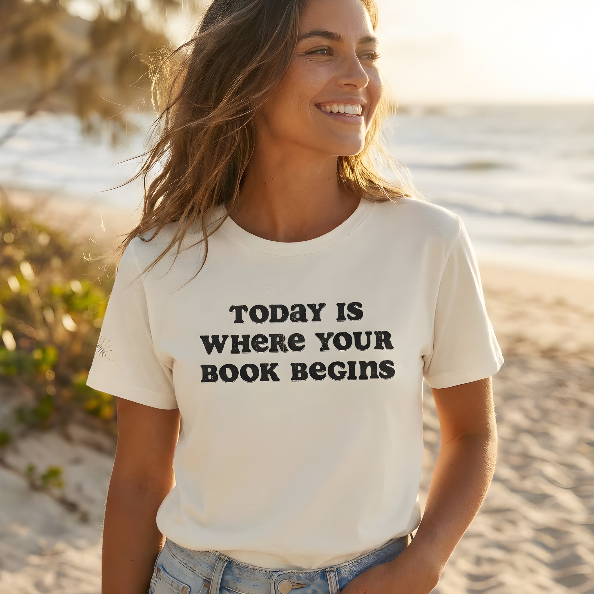 Today Is Where Your Book Begins Unisex Retro T-Shirt