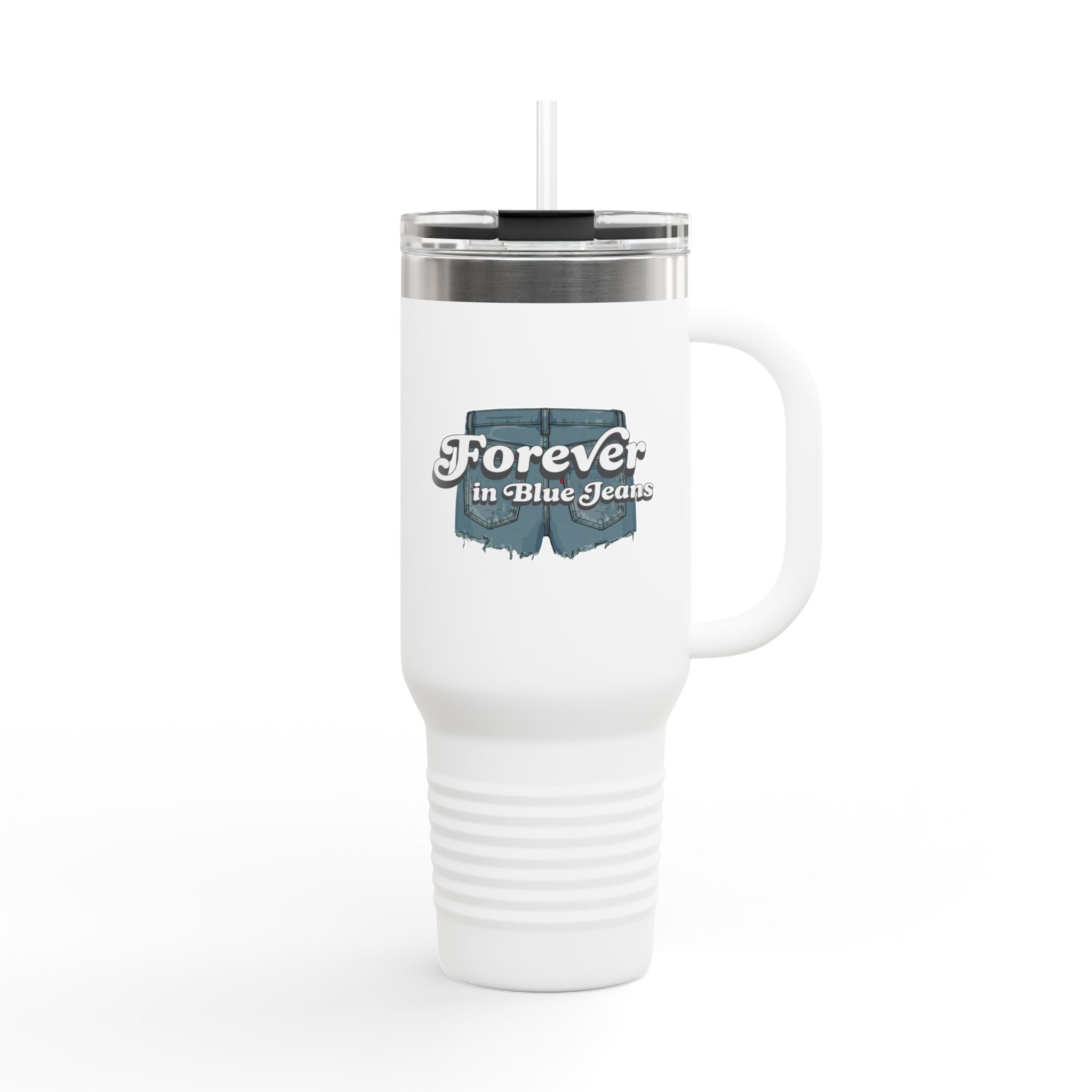Forever in Blue Jeans 40oz Insulated Travel Mug