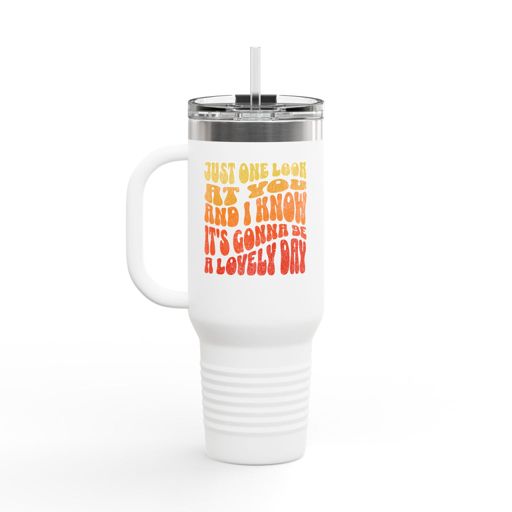 Lovely Day 40oz Insulated Travel Mug