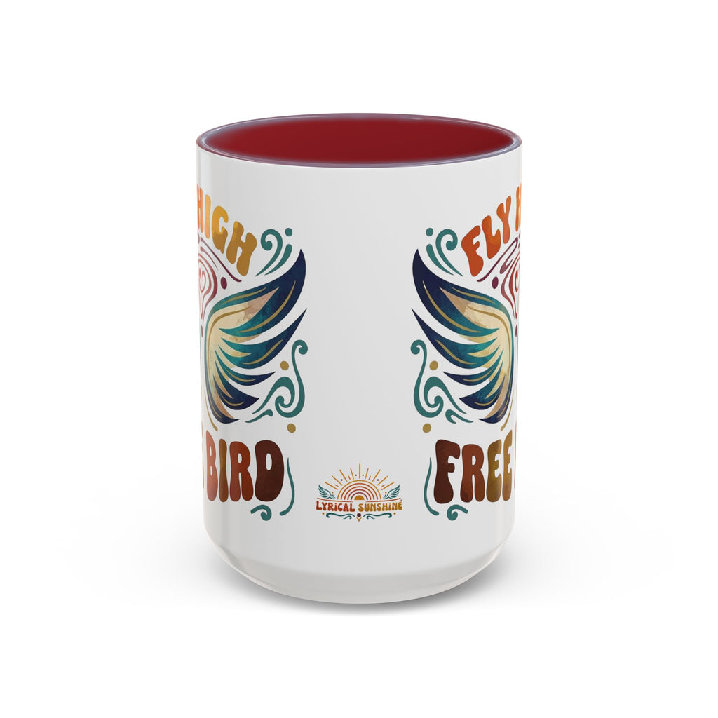 Fly High Free Bird 15oz Accent Mug