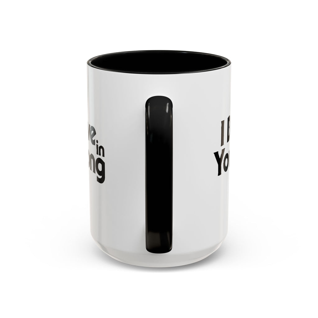I Believe In Your Song Retro Accent Coffee Mug 15oz
