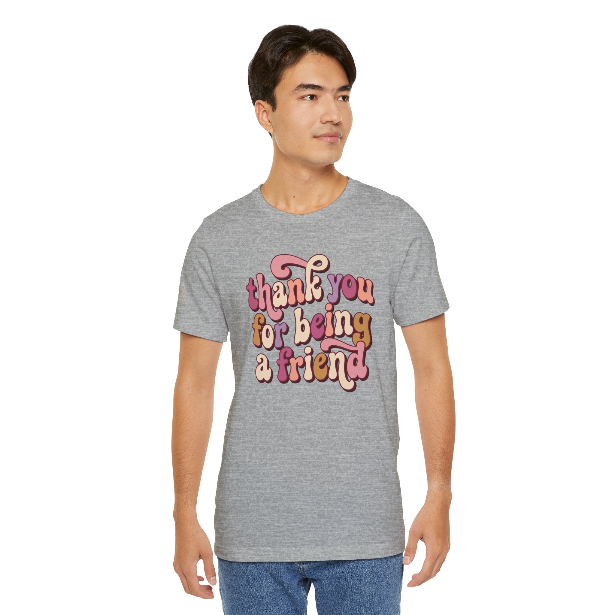 NEW! Thank You For Being A Friend T‑Shirt — Retro Friendship Graphic Tee