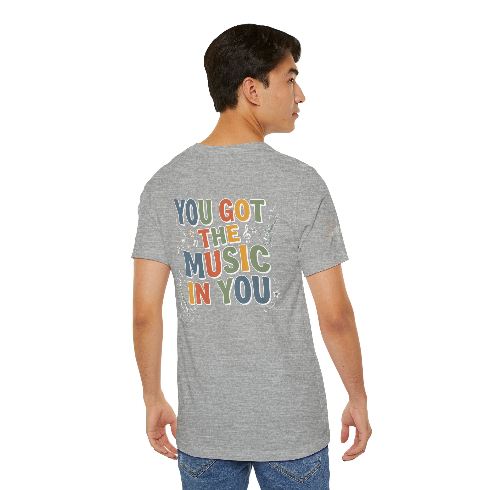You Got the Music in You Retro Graphic T-shirt
