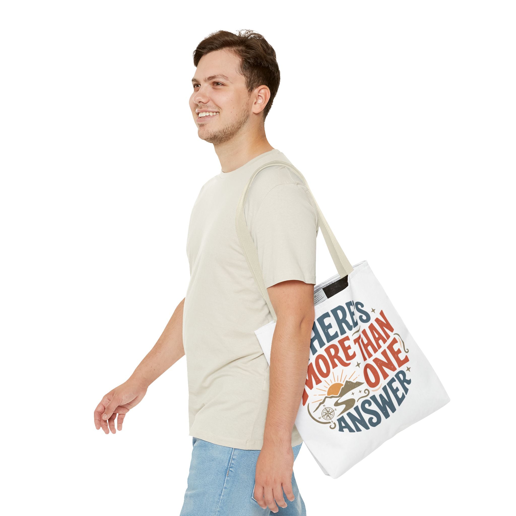 Tote Bag — “There’s More Than One Answer” Inspirational Quote Tote