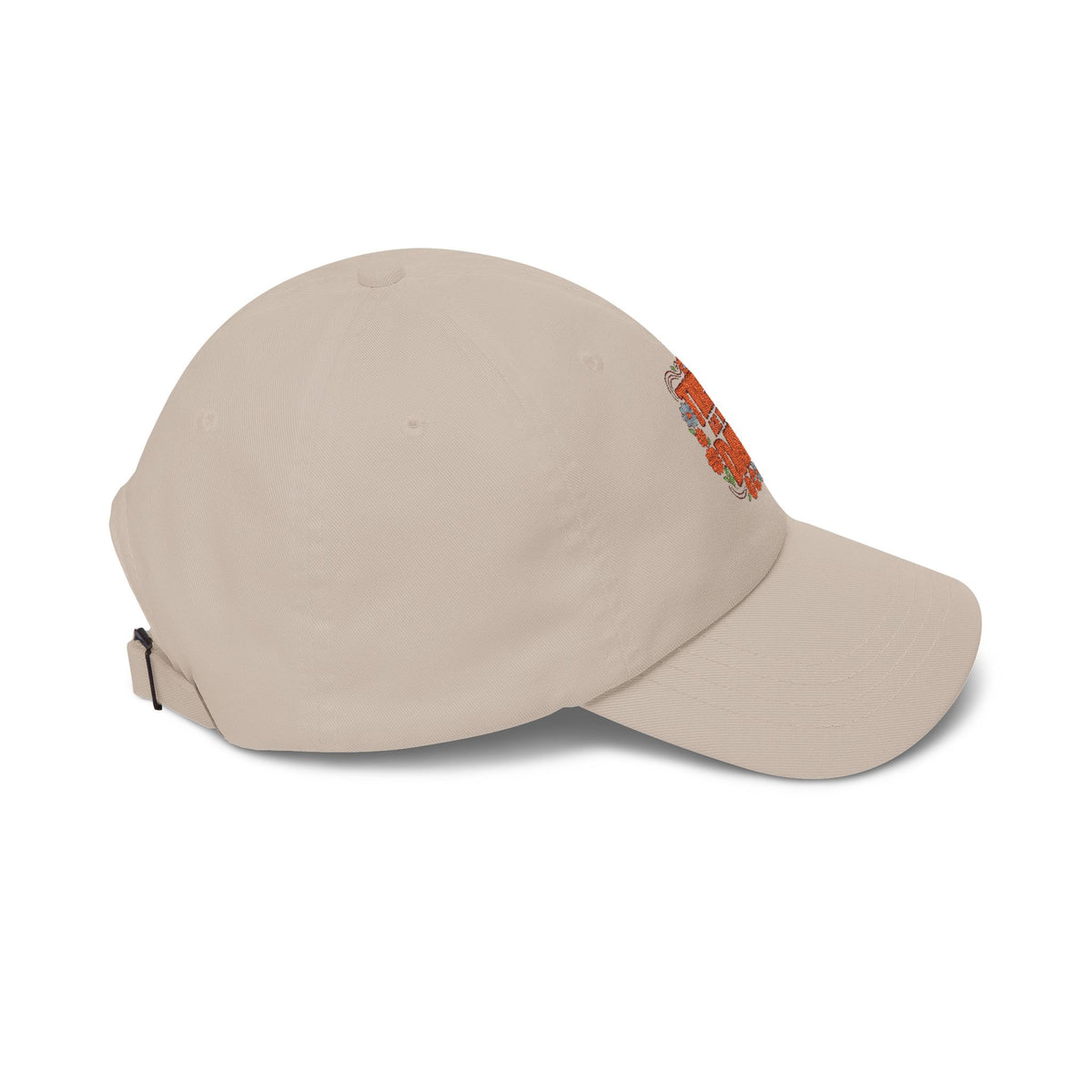 Dad Cap — 'These Are Days' Retro Floral Embroidered Baseball Hat