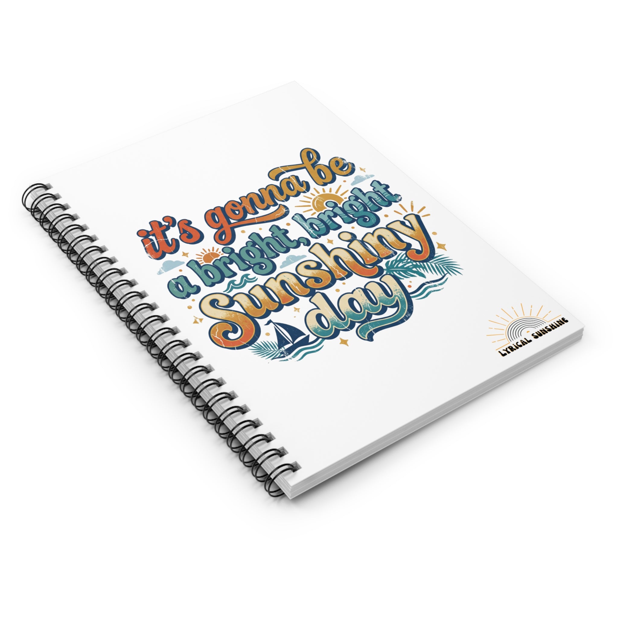 Bright Sunshiny Day Retro Journal