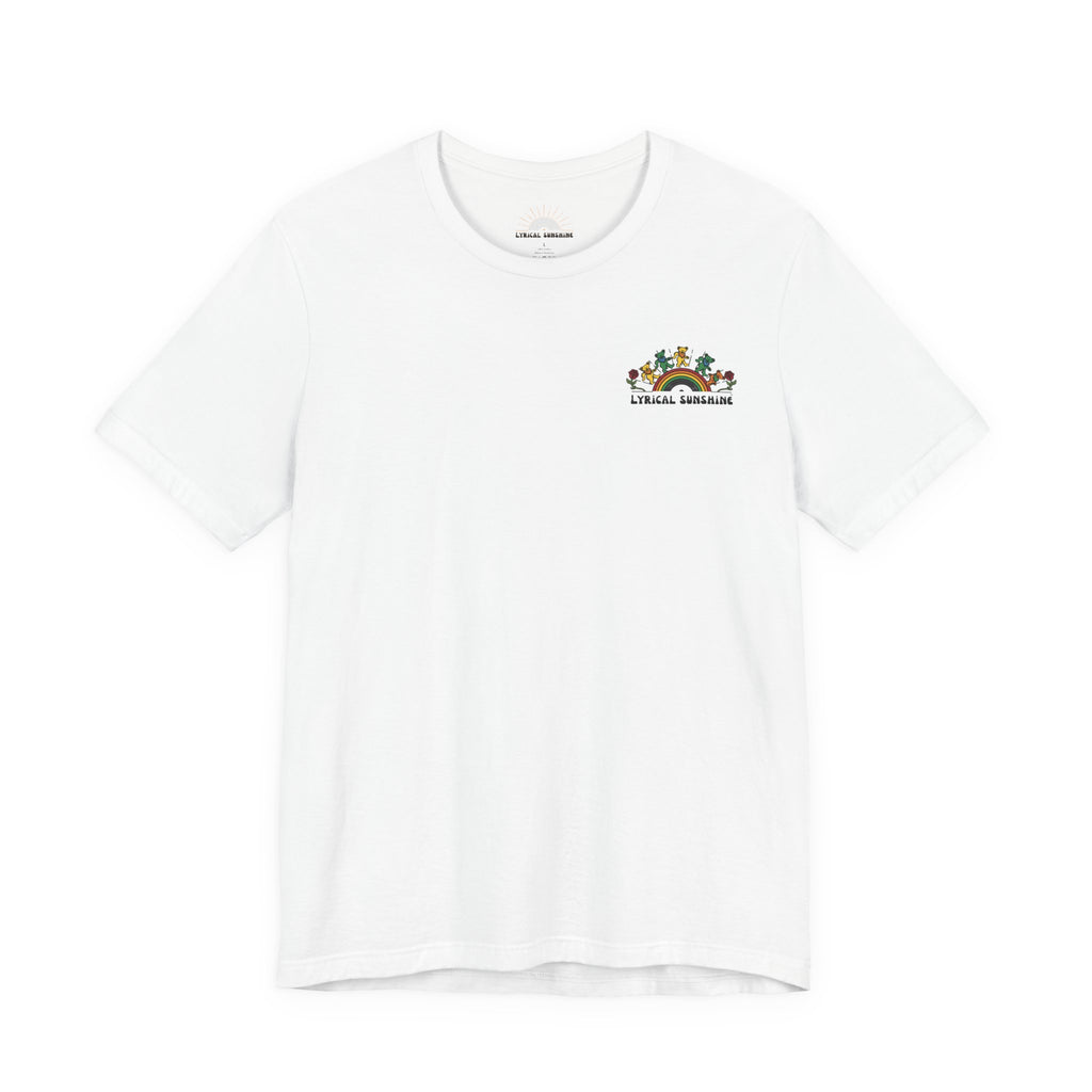 Let There Be Songs T‑Shirt — Retro Floral Music Quote Tee
