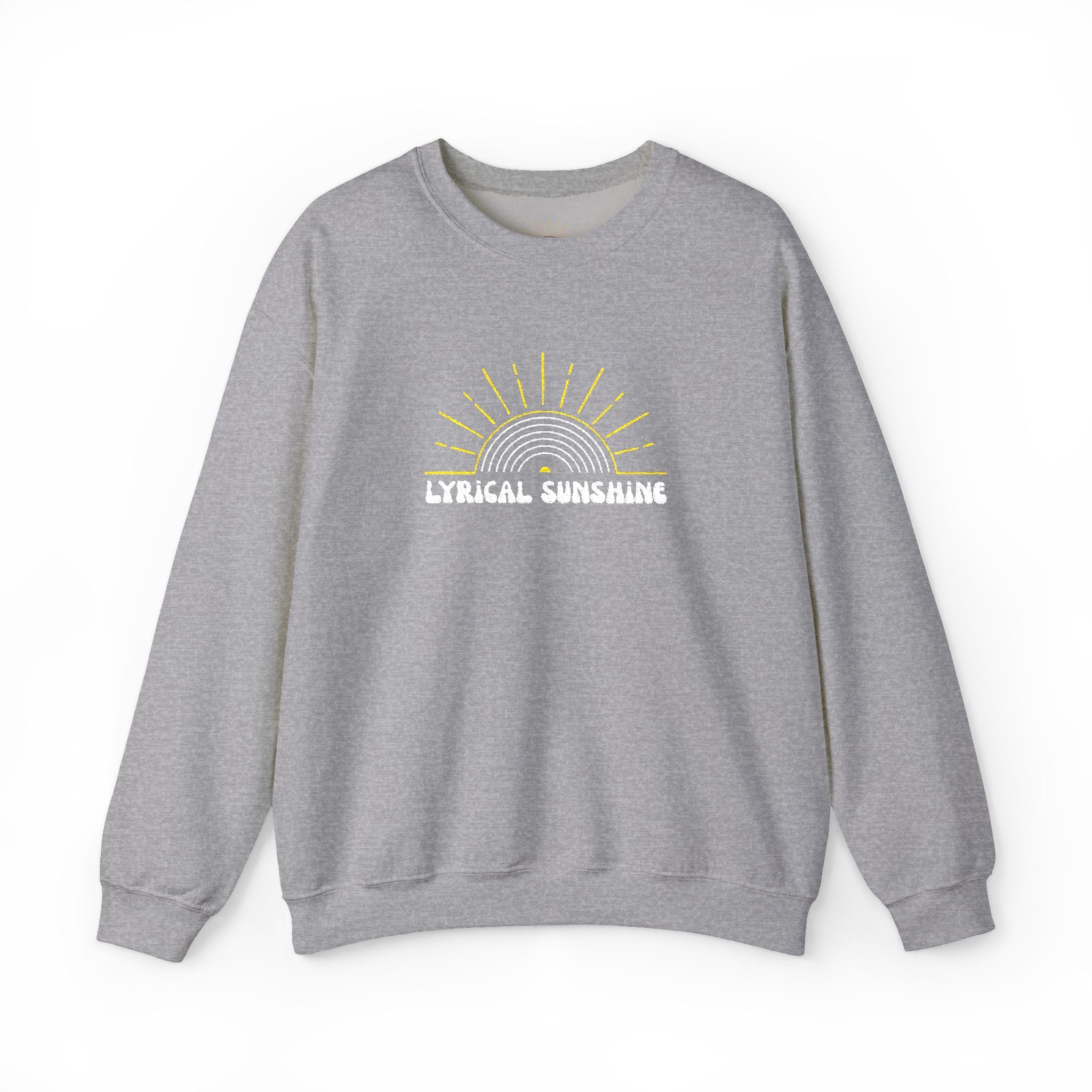 Lyrical Sunshine Cozy Unisex Crewneck