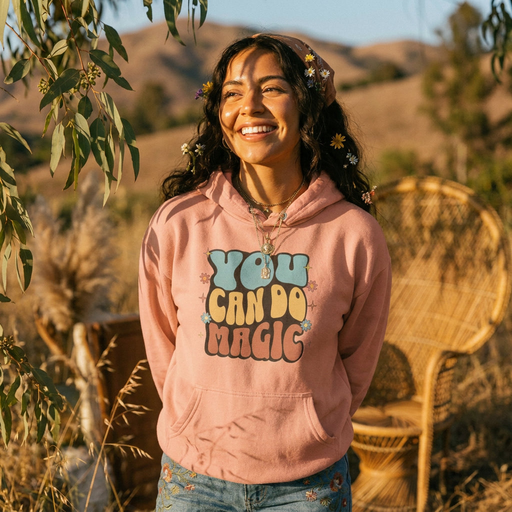 You Can Do Magic Lightweight Hooded Sweatshirt