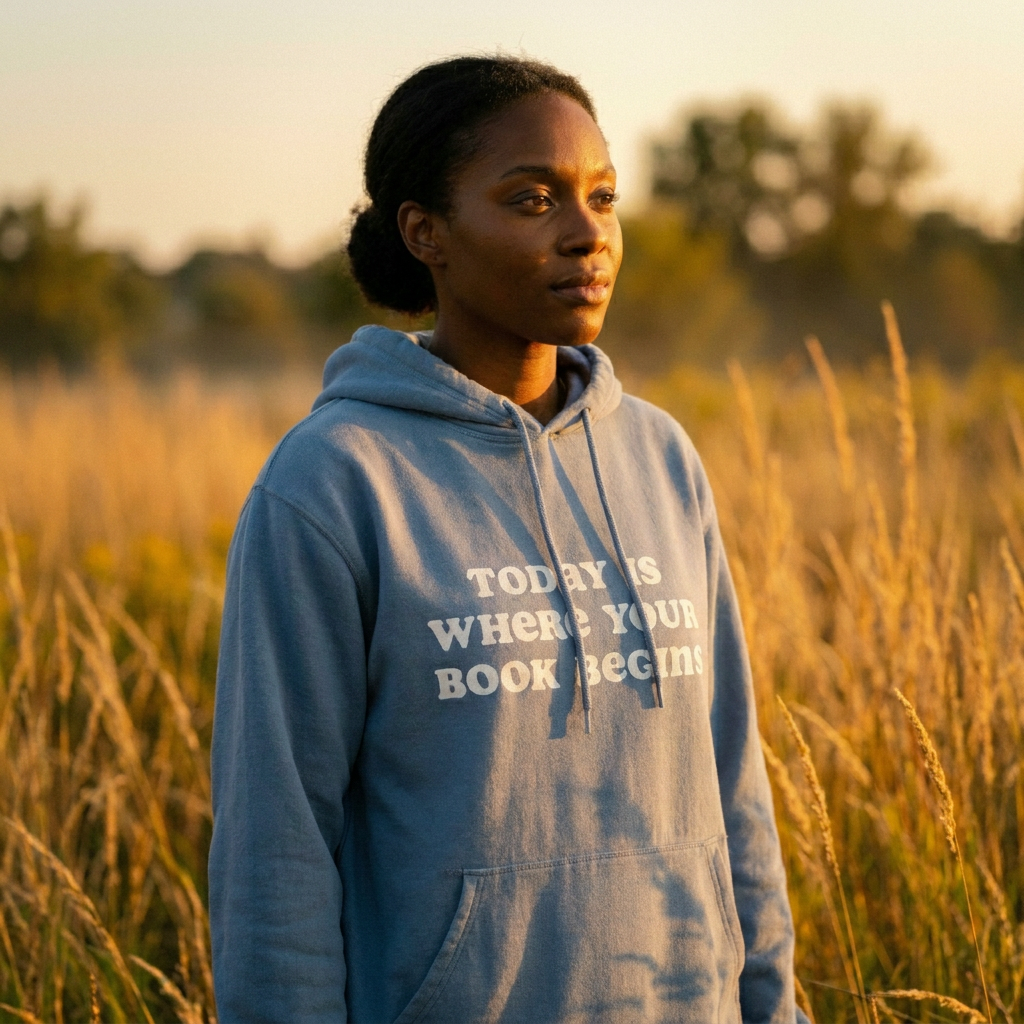 Today is Where Your Book Begins Lightweight Hooded Sweatshirt