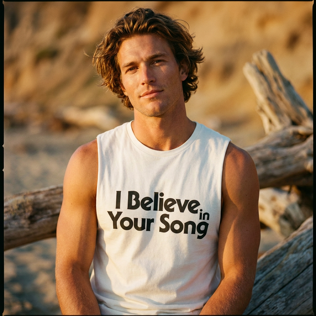 I Believe In Your Song Tank Top — Inspirational Music Lover Muscle Tee