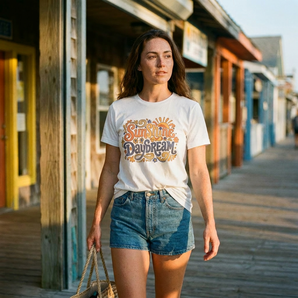 Sunshine Daydream Retro Unisex Tee