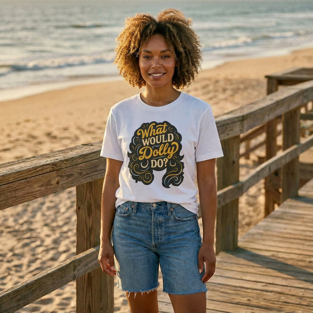 What Would Dolly Do? Retro Graphic Tee