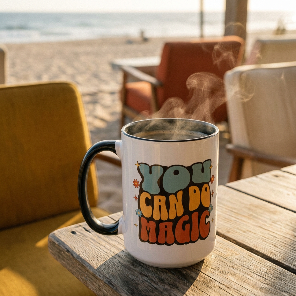 You Can Do Magic 15oz Accent Mug