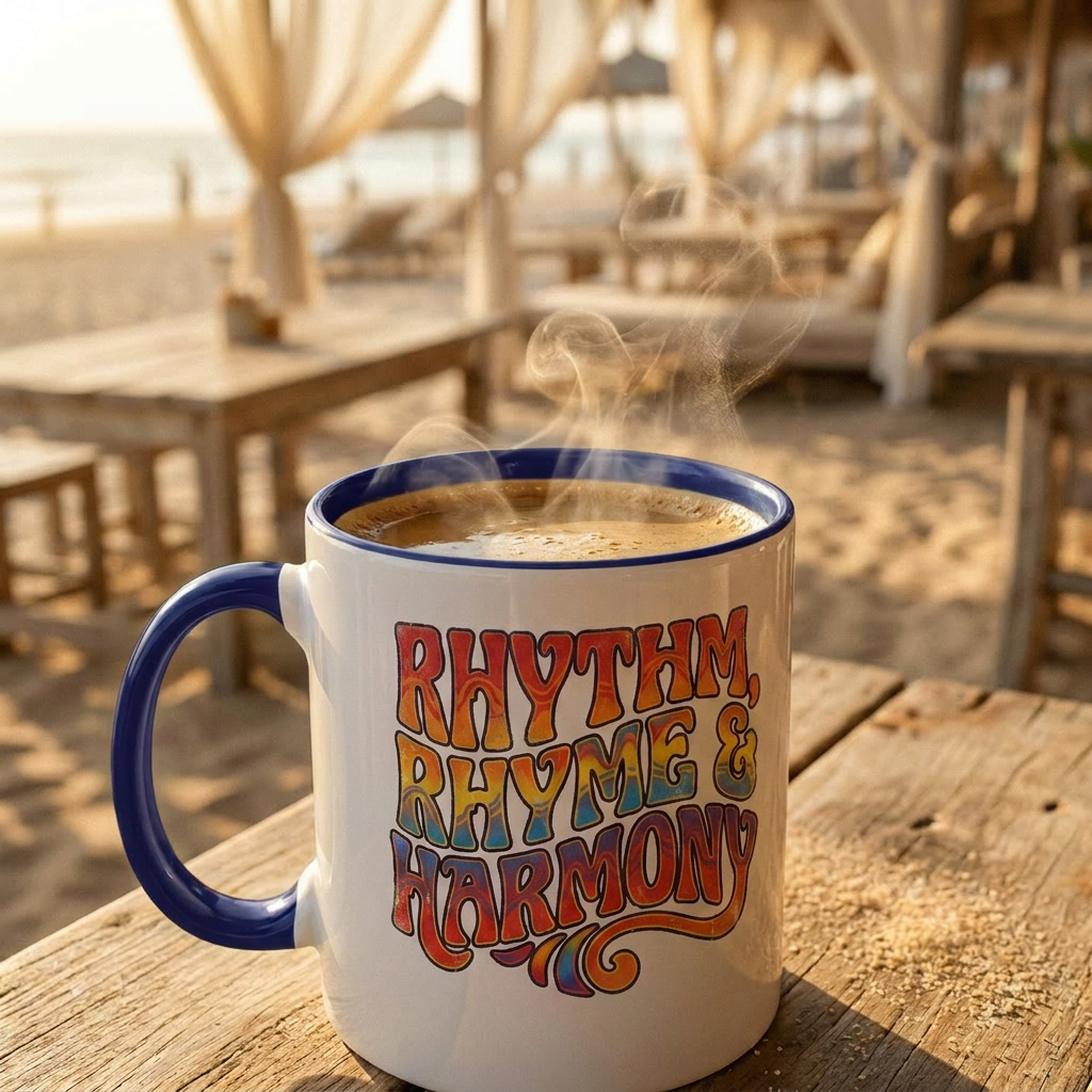 Rhythm, Rhyme and Harmony 15oz Accent Mug