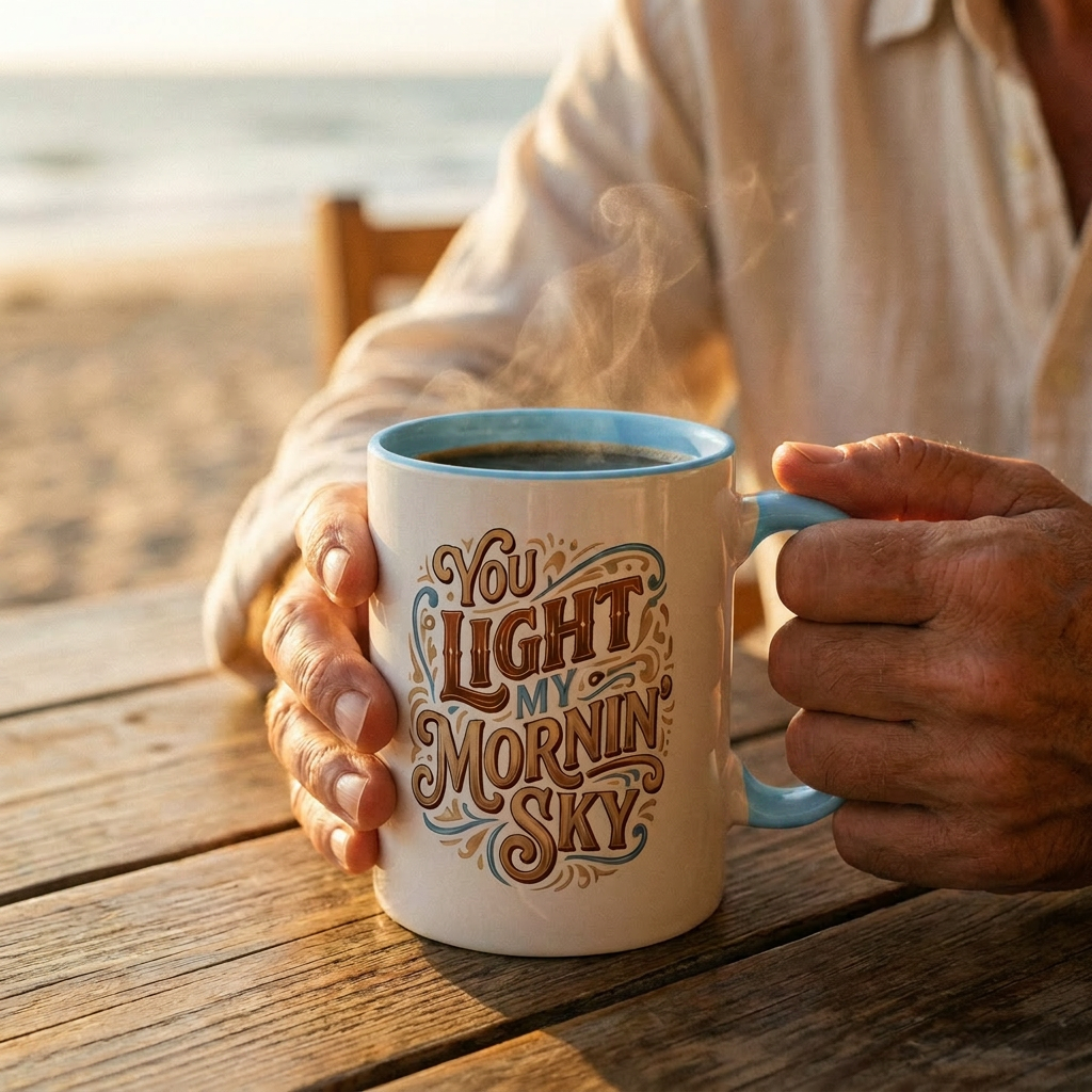 You Light My Mornin' Sky Coffee Mug (15 oz)