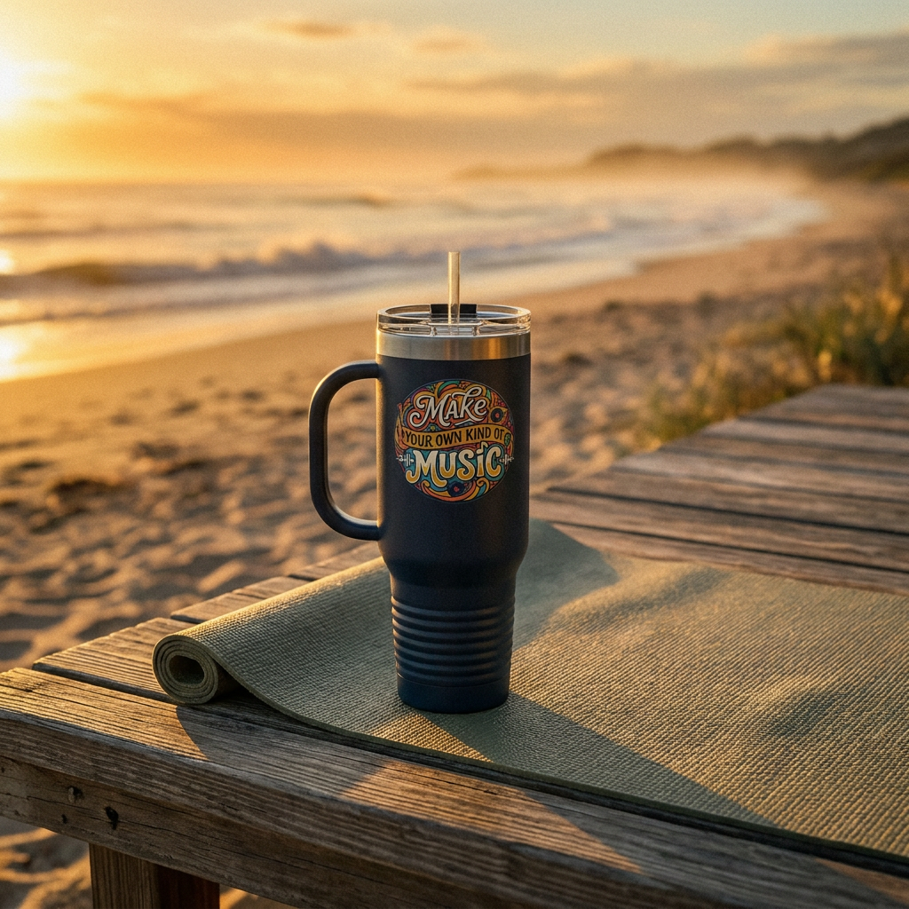 Make Your Own Kind of Music 40oz Insulated Travel Mug