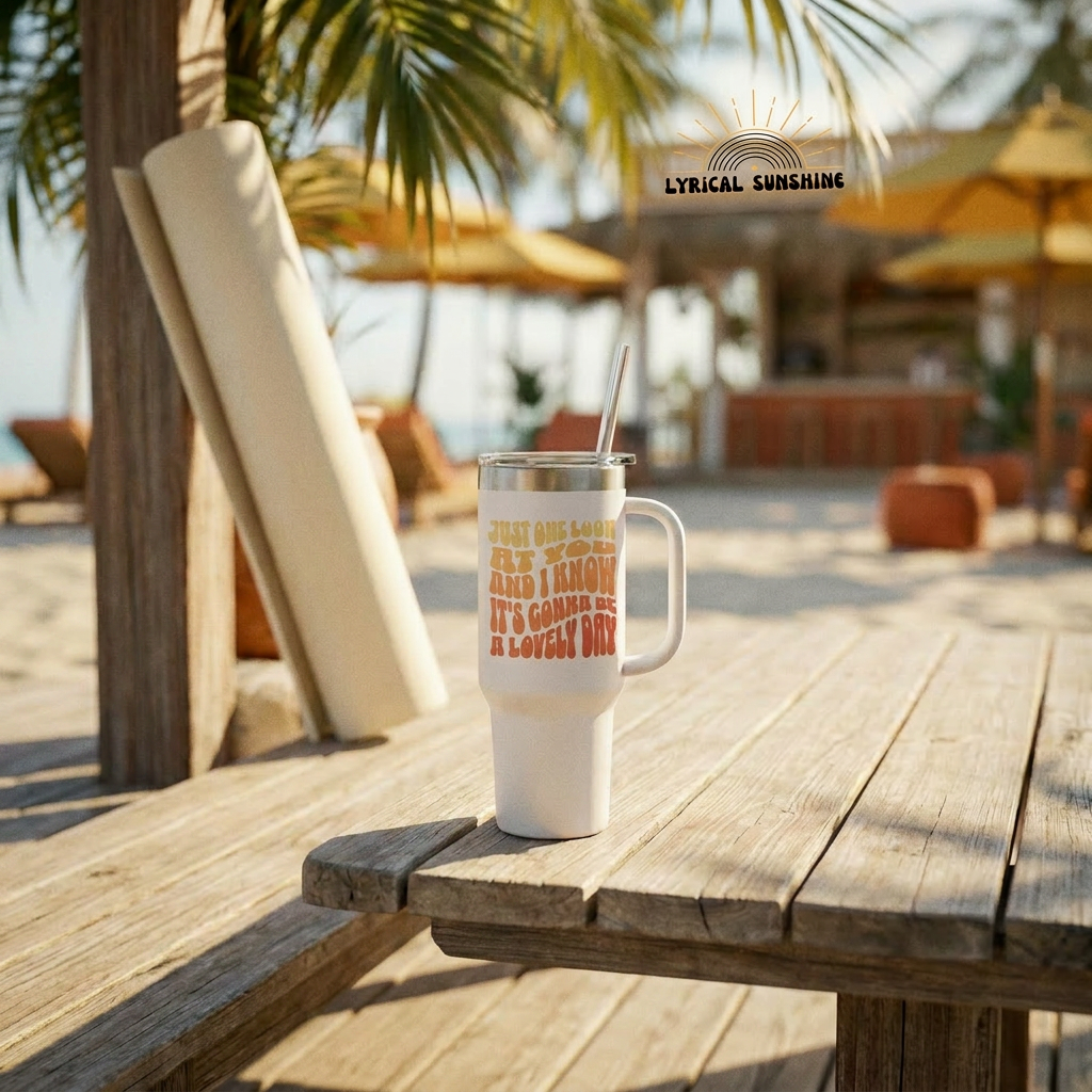 Lovely Day 40oz Insulated Travel Mug