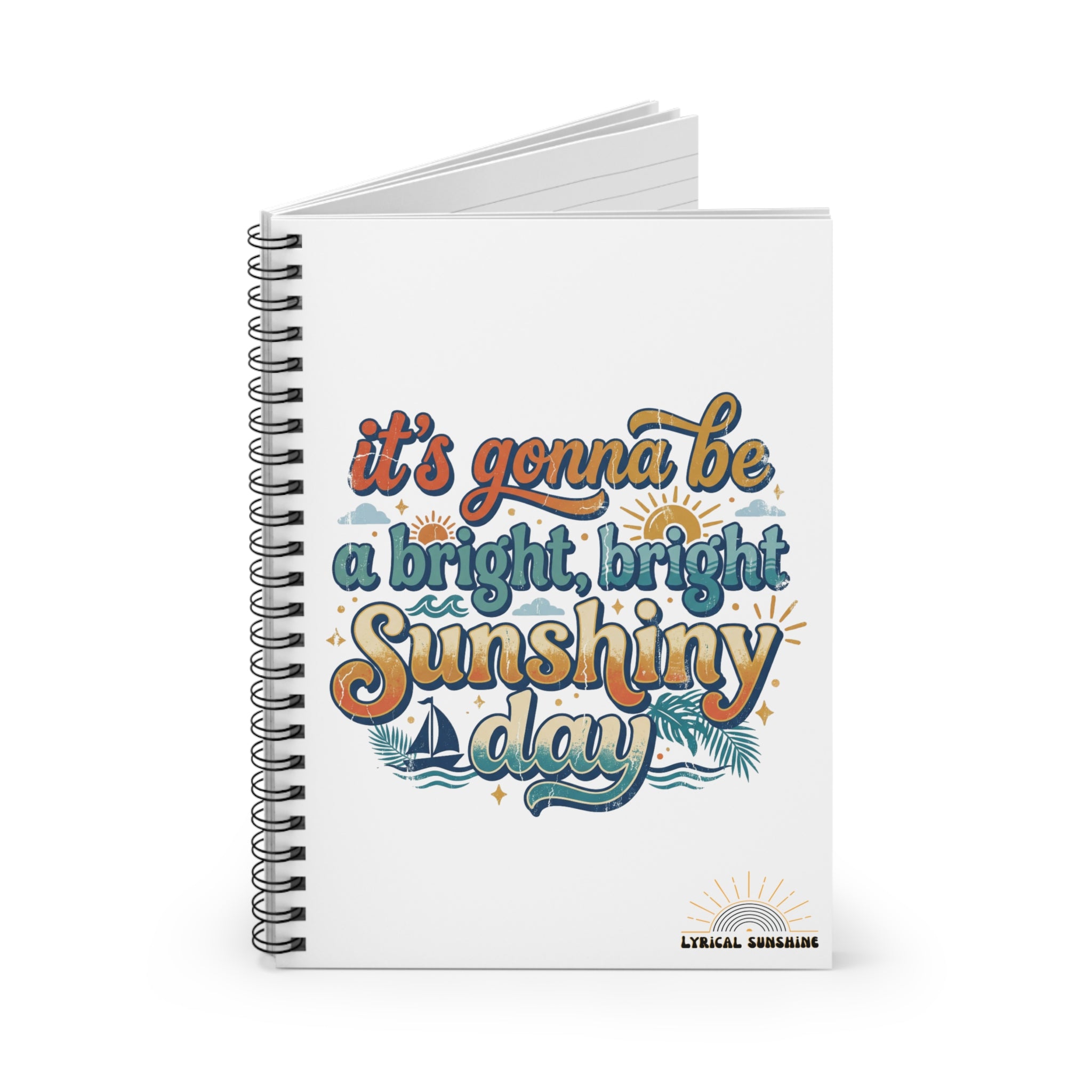 Bright Sunshiny Day Retro Journal