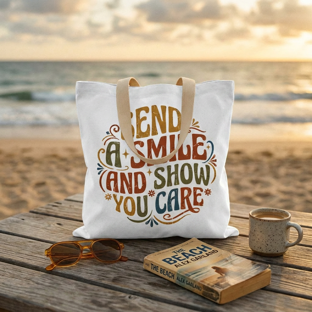 Send a Smile Tote Bag