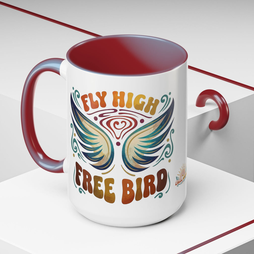 Fly High Free Bird 15oz Accent Mug