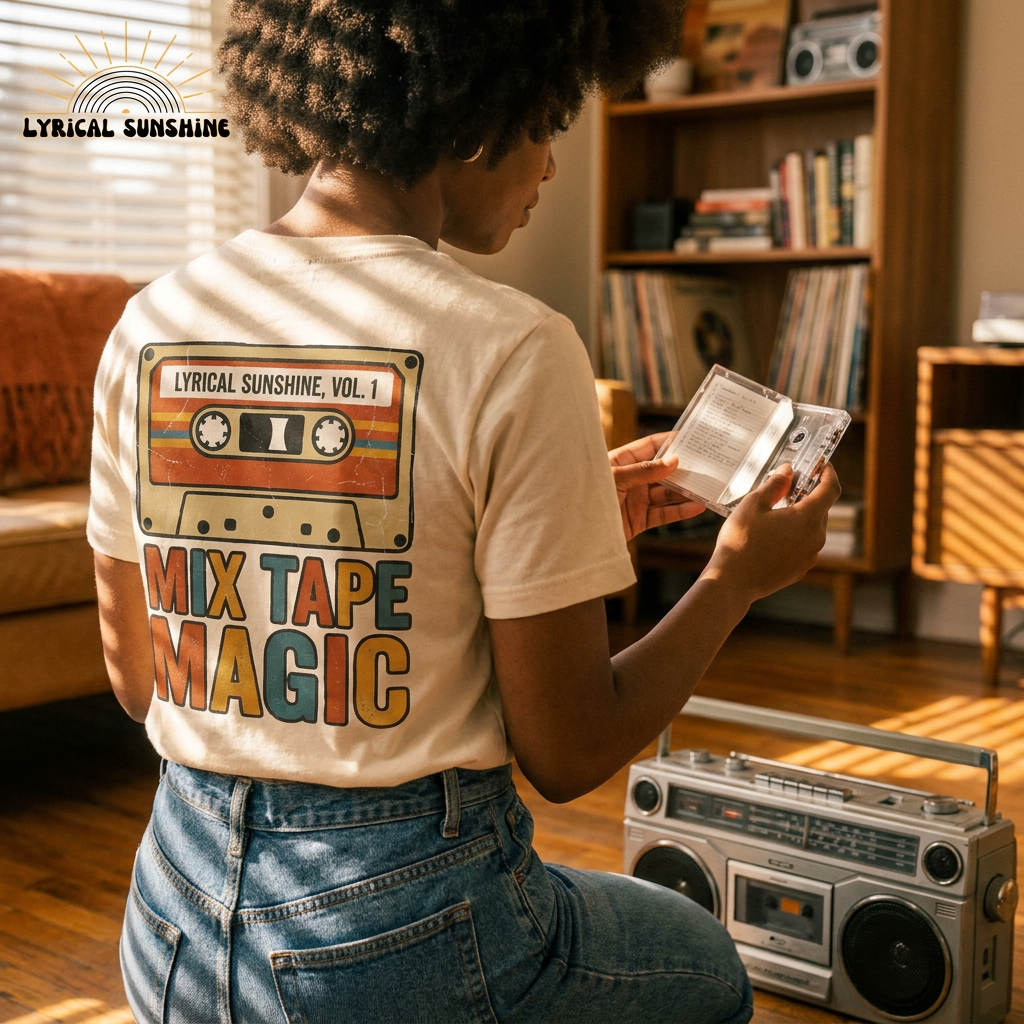 Vintage Cassette 'Mix Tape Magic' Hoodie