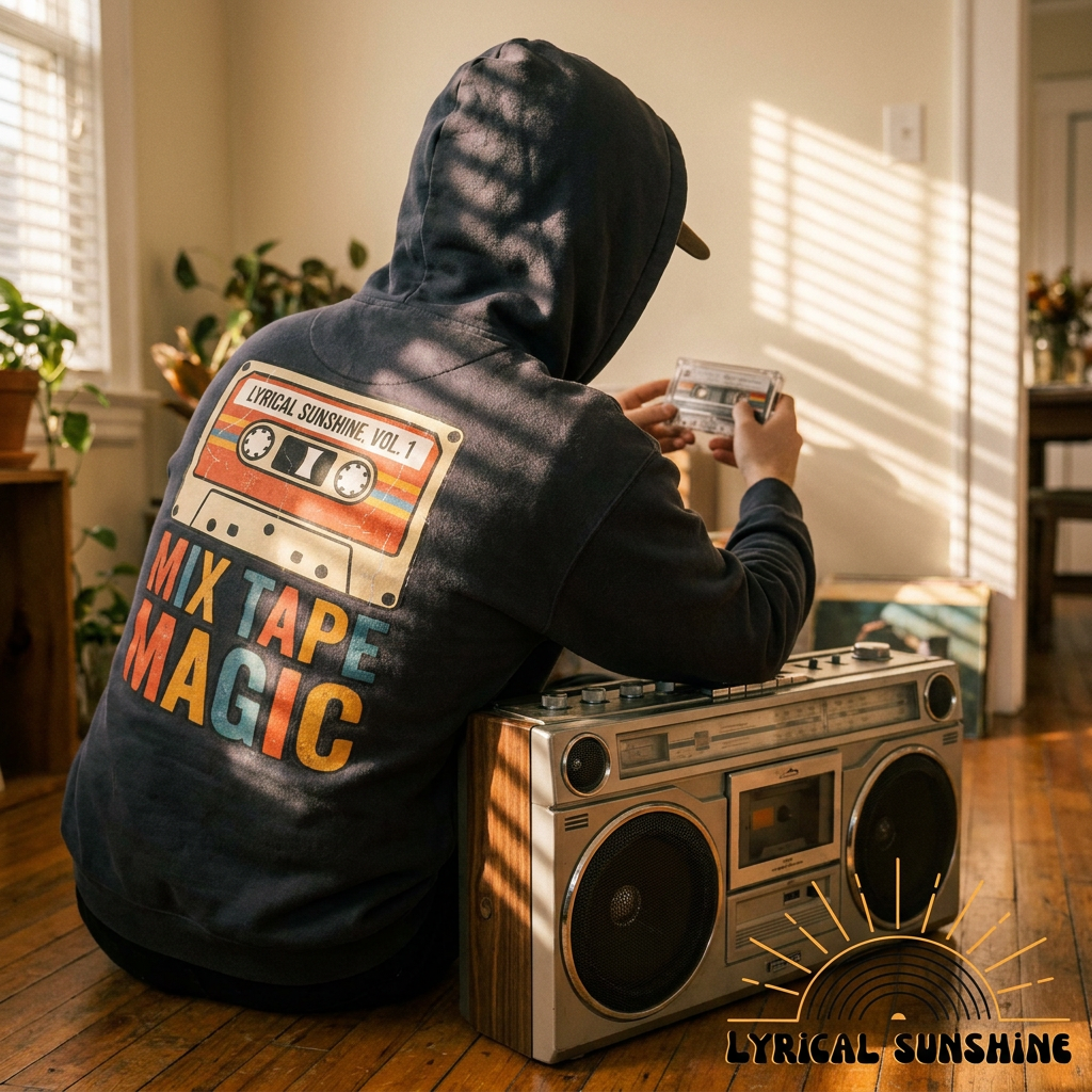 Vintage Cassette 'Mix Tape Magic' Hoodie
