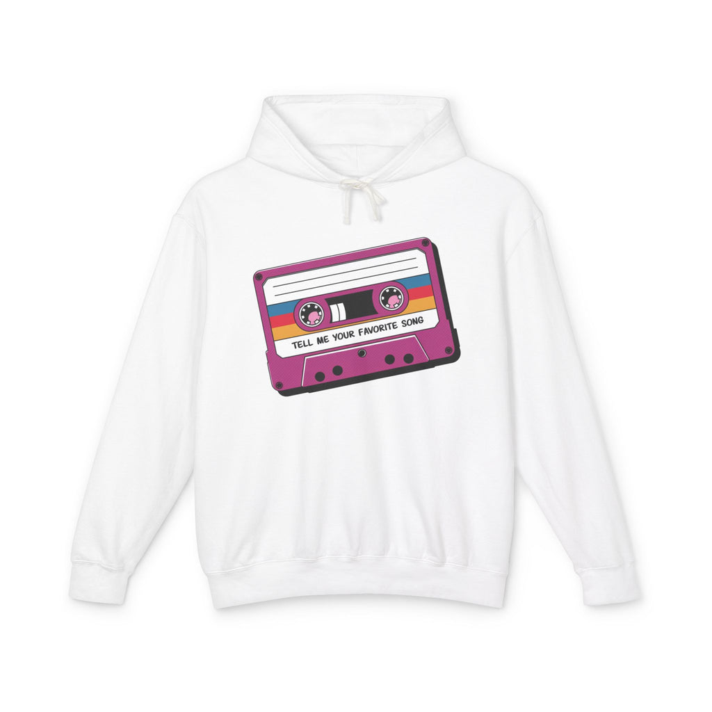 Tell Me Your Favorite Song Lightweight Hooded Sweatshirt
