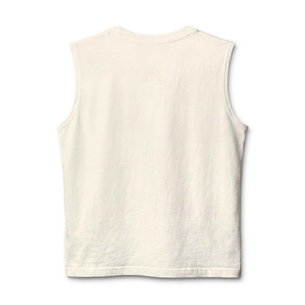 Thank You For Being A Friend Muscle Tank — Retro Friendship Graphic Tank Top