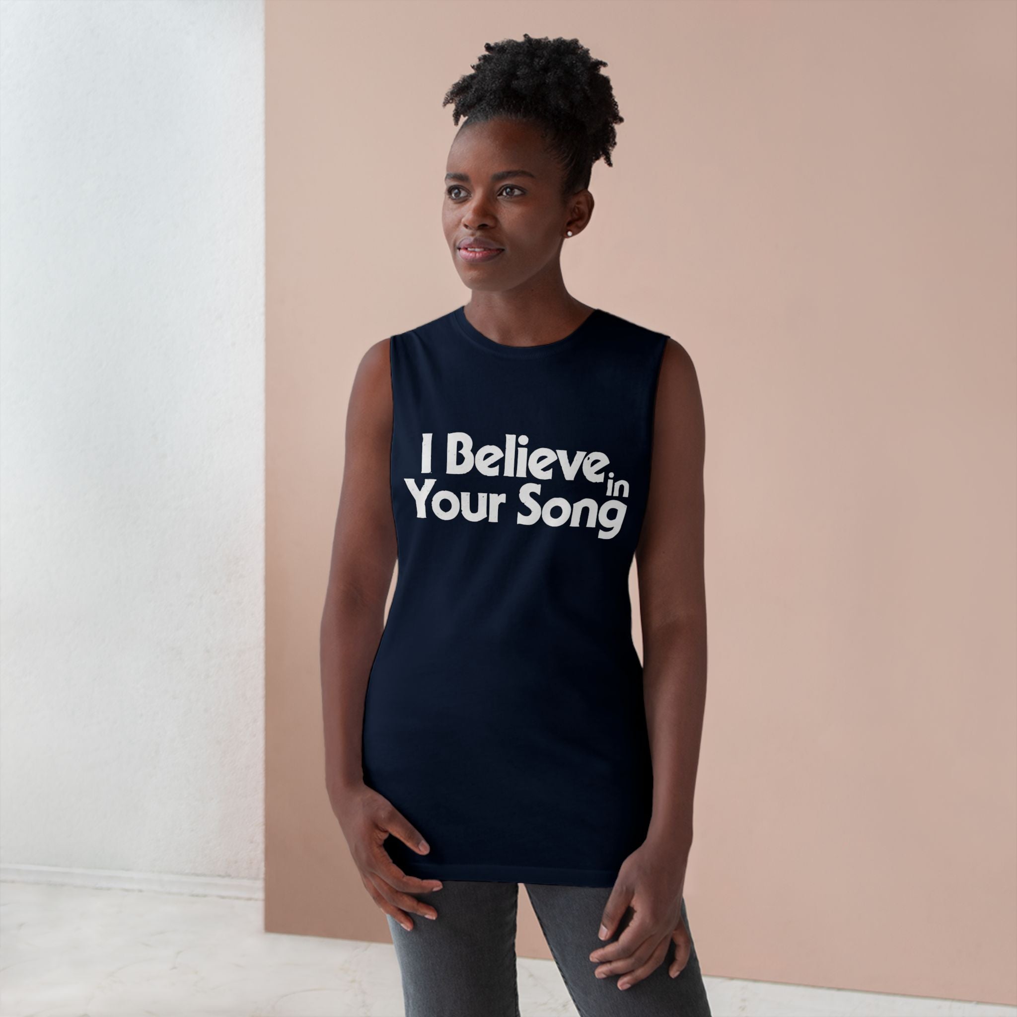 I Believe In Your Song Tank Top — Inspirational Music Lover Muscle Tee
