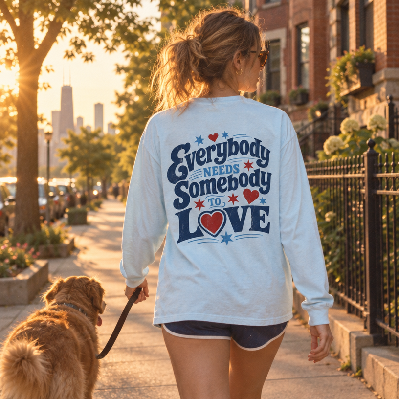 Everybody Needs Somebody To Love Long Sleeve T-Shirt