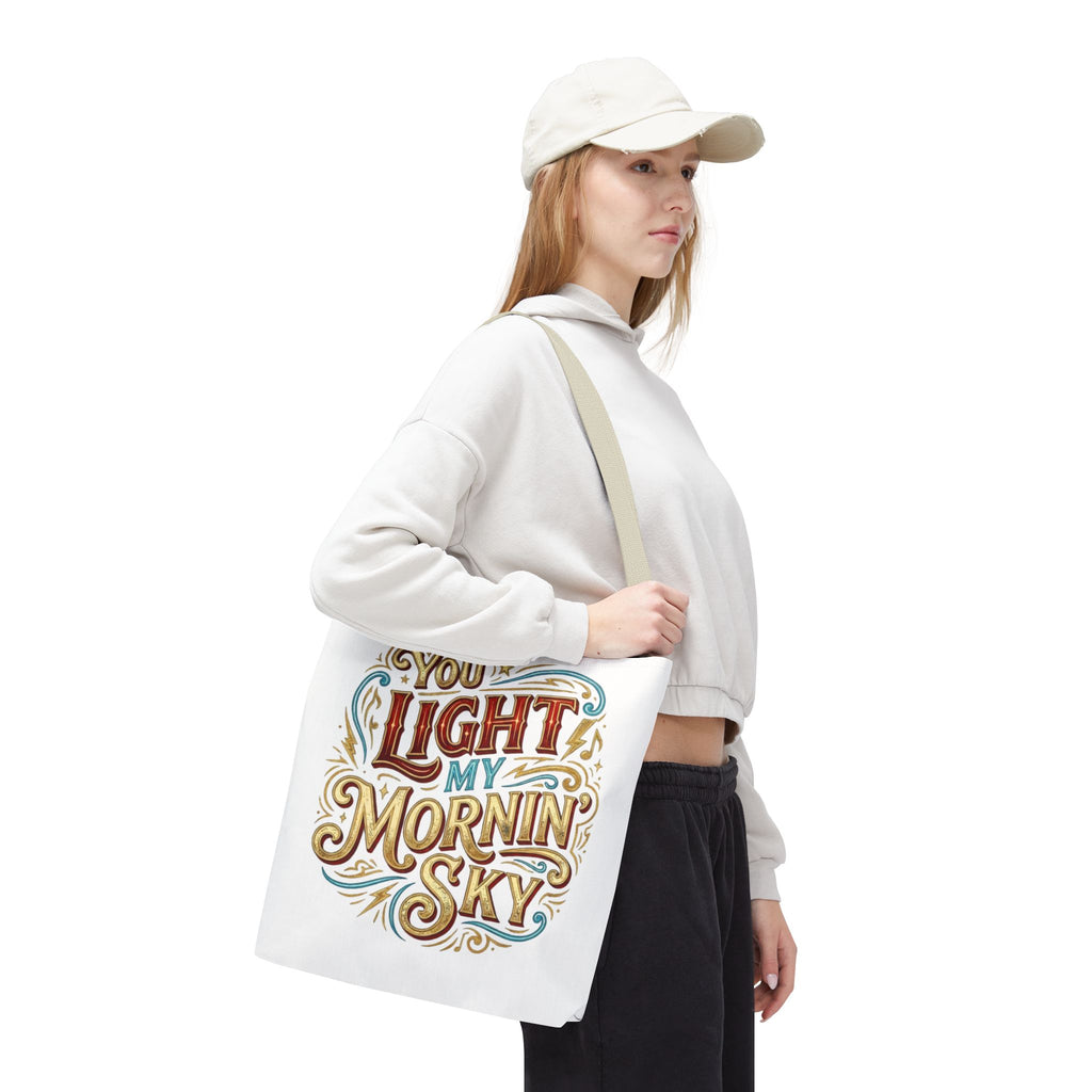 You Light My Mornin' Sky Tote Bag