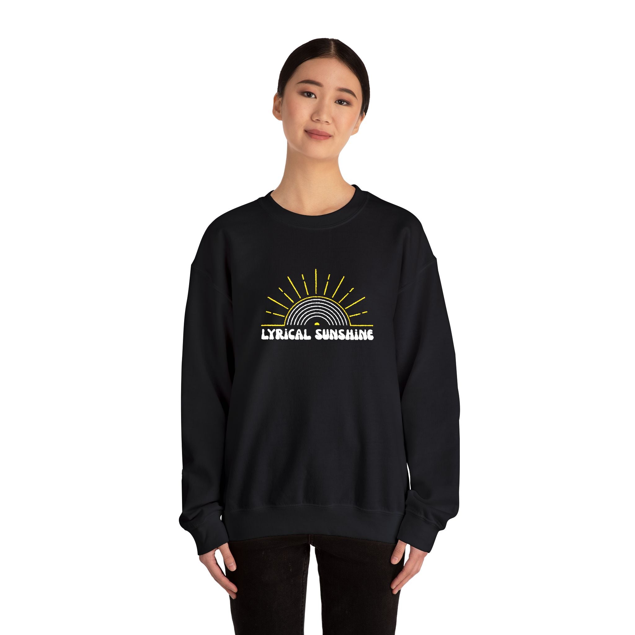 Lyrical Sunshine Cozy Unisex Crewneck