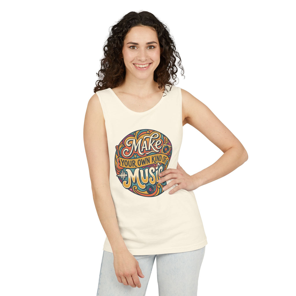 Make Your Own Kind of Music Tank Top — Retro Music Lover Graphic Tank