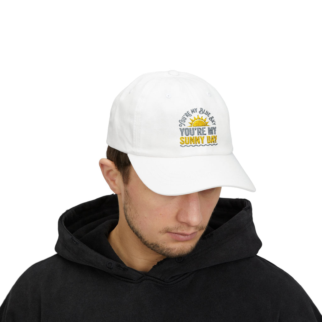 Blue Sky Sunny Day Dad Cap