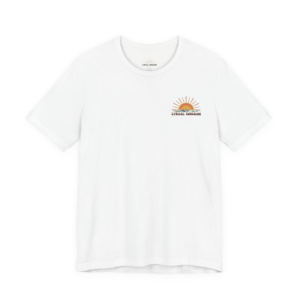 Surf Sunset T‑Shirt — "Live in the Sun, Not the Shade" Graphic Tee
