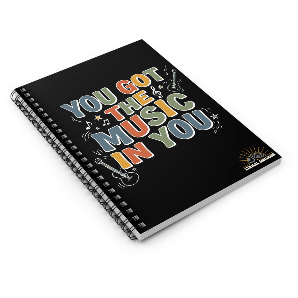 You Got the Music in You Retro Journal