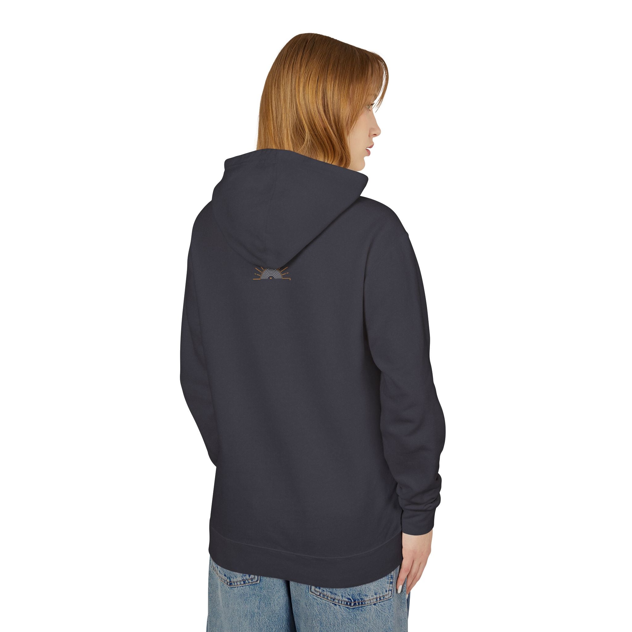 Turn It Up And Let It Go Hoodie — Retro Sunrise Graphic Hooded Sweatshirt