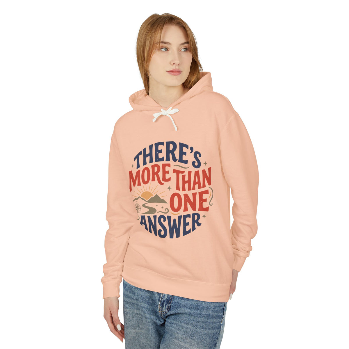 There's More Than One Answer Hoodie — Inspirational Cozy Graphic Hoodie
