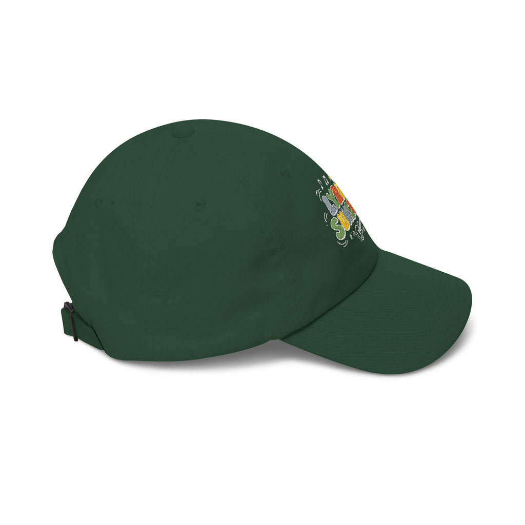 Lyrical Sunshine Dad Cap – Retro Music & Sunshine Embroidered Hat